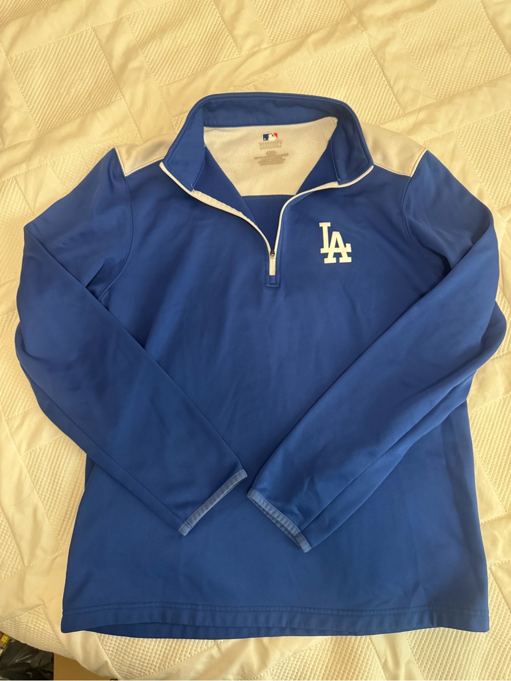 Los Angeles Dodgers Royal Blue Quarter-Zip Pullover